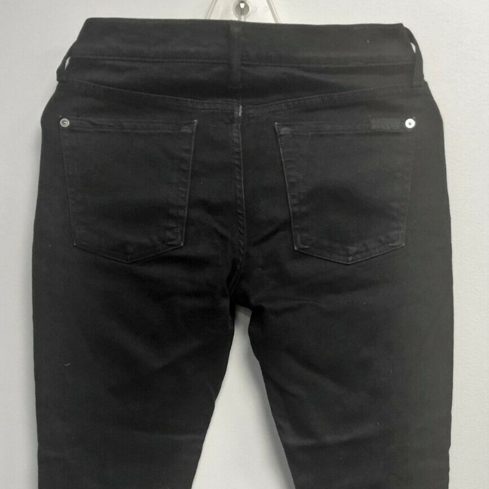 Seven For All Mankind Womens Black Skinny Jeans 27